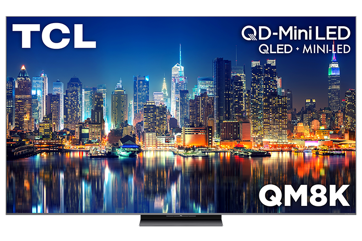 TCL 75" QM8K Series QD-Mini LED QLED 4K UHD Smart TV with Google TV – 75QM8K
