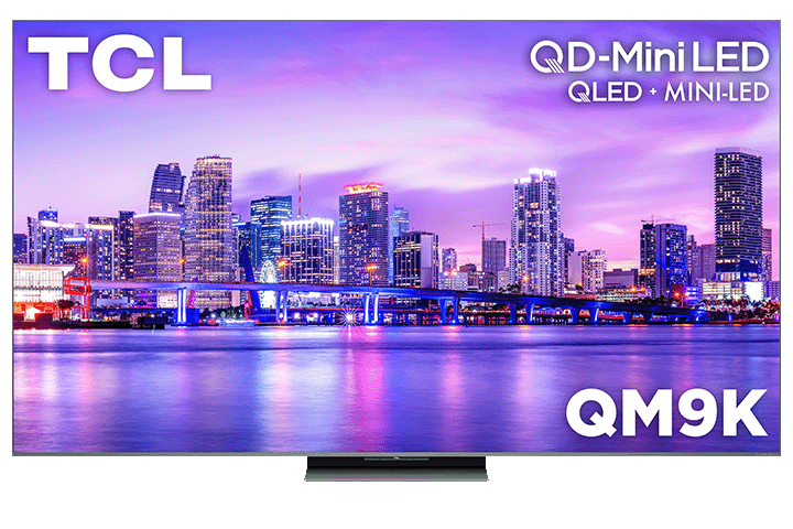 TCL 85" QM9K Series QD-Mini LED QLED 4K UHD Smart TV with Google TV – 85QM9K