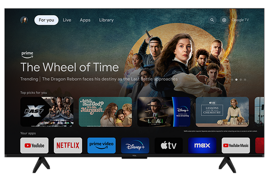 TCL 50" S Class 4K UHD HDR LED Smart TV with Google TV – 50S551G-CA