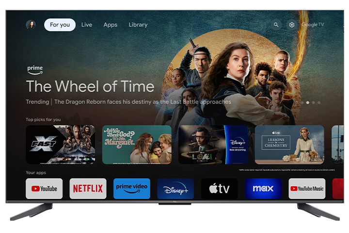 TCL 55" Q Class 4K UHD HDR QLED Smart TV with Google TV – 55Q681G-CA