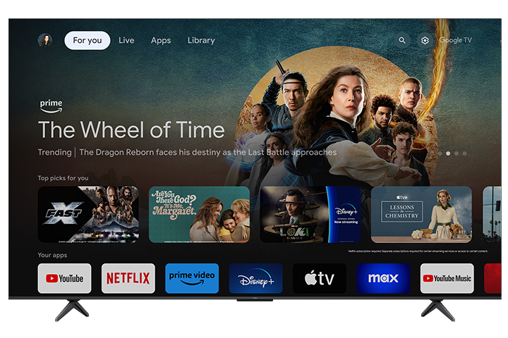 TCL 85" Q Class 4K UHD HDR QLED Smart TV with Google TV – 85Q681G-CA