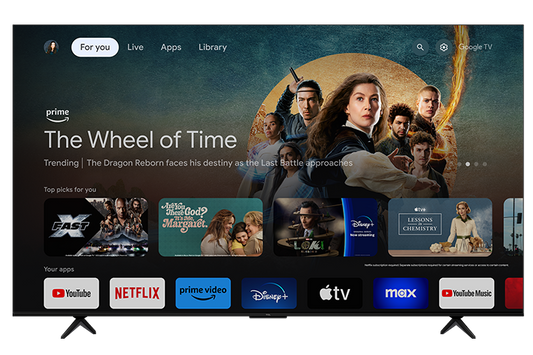 TCL 85" S Class 4K UHD HDR LED Smart TV with Google TV – 85S551G-CA
