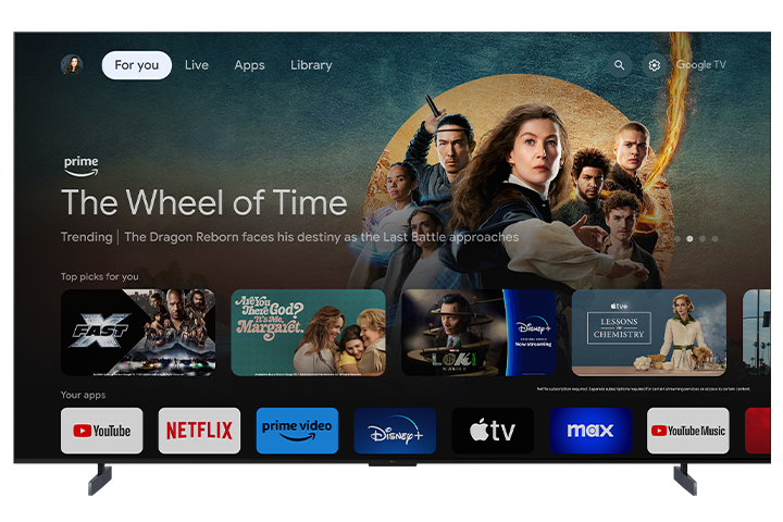TCL 98" Q Class 4K UHD HDR QD-Mini LED Smart TV with Google TV – 98QM851G