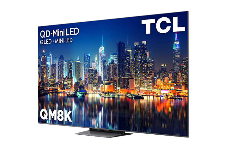 TCL 75" QM8K Series QD-Mini LED QLED 4K UHD Smart TV with Google TV – 75QM8K