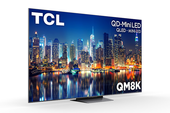 TCL 85" QM8K Series QD-Mini LED QLED 4K UHD Smart TV with Google TV – 85QM8K