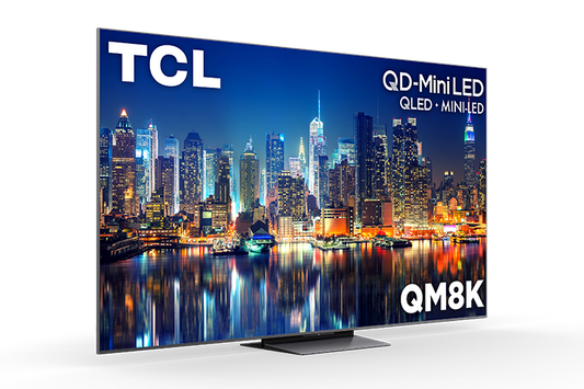 TCL 85" QM8K Series QD-Mini LED QLED 4K UHD Smart TV with Google TV – 85QM8K