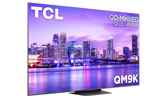 TCL 65" QM9K Series QD-Mini LED QLED 4K UHD Smart TV with Google TV – 65QM9K
