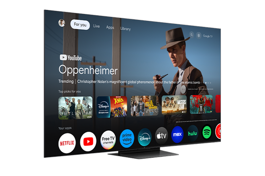 TCL 65" QM7K Series QD-Mini LED QLED 4K UHD Smart TV with Google TV – 65QM7K
