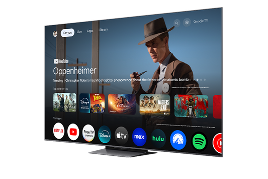 TCL 75" QM8K Series QD-Mini LED QLED 4K UHD Smart TV with Google TV – 75QM8K