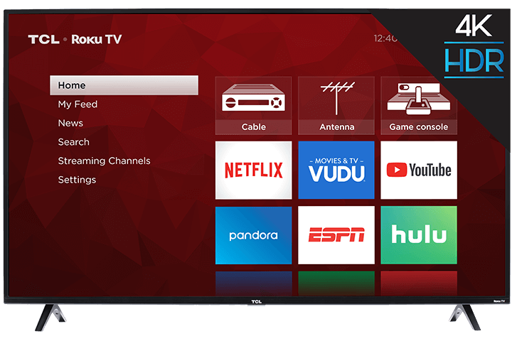 TCL 55" Class 4-Series 4K UHD HDR Roku Smart TV - 55S421-CA