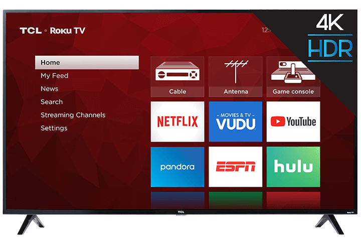 TCL 65" Class 4-Series 4K UHD HDR Roku Smart TV - 65S421-CA