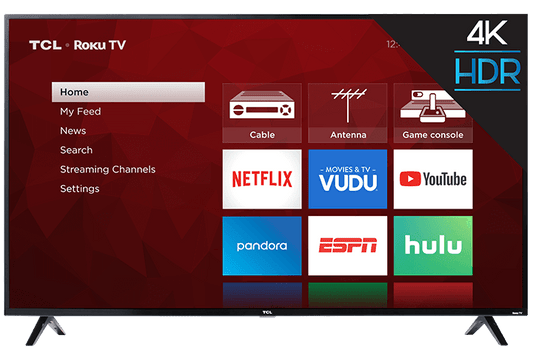 TCL 65" Class 4-Series 4K UHD HDR Roku Smart TV - 65S421-CA