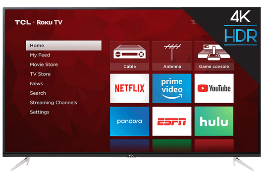 TCL 55” Class 4-Series 4K UHD HDR Roku Smart TV - 55S423-CA