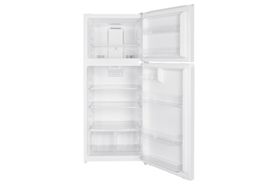 17.6 cu. ft. Top Mount Refrigerator with Total No Frost, Humidity Slider Crispers, and Precise Electronic Temperature Control- (White) - TRT18T4AW-CA