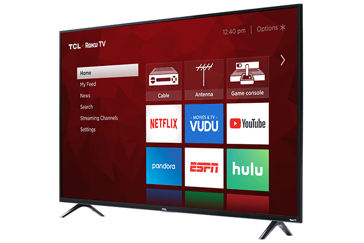 TCL 55" Class 4-Series 4K UHD HDR Roku Smart TV - 55S421-CA