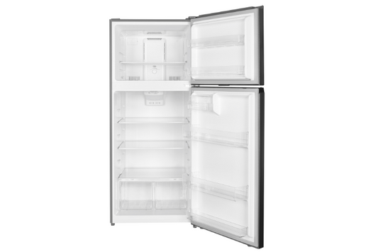 17.6 cu. ft. Top Mount Refrigerator with Total No Frost, Humidity Slider Crispers, and Precise Electronic Temperature Control- (Stainless Steel Look) - TRT18T4AL-CA