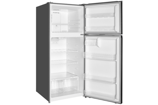 17.6 cu. ft. Top Mount Refrigerator with Total No Frost, Humidity Slider Crispers, and Precise Electronic Temperature Control- (Stainless Steel Look) - TRT18T4AL-CA