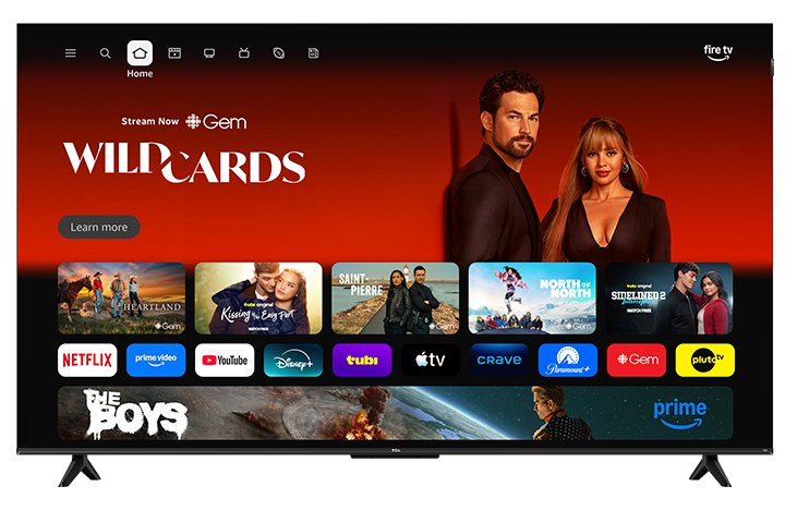 TCL 55” F8D Series 4K QLED with Dolby Vision HDR & Dolby Atmos Smart TV with Fire TV, Alexa - 55F8D