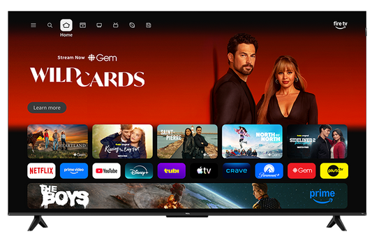 TCL 55” F8D Series 4K QLED with Dolby Vision HDR & Dolby Atmos Smart TV with Fire TV, Alexa - 55F8D