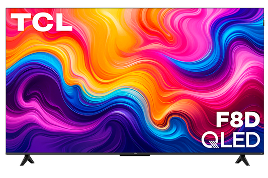 TCL 55” F8D Series 4K QLED with Dolby Vision HDR & Dolby Atmos Smart TV with Fire TV, Alexa - 55F8D