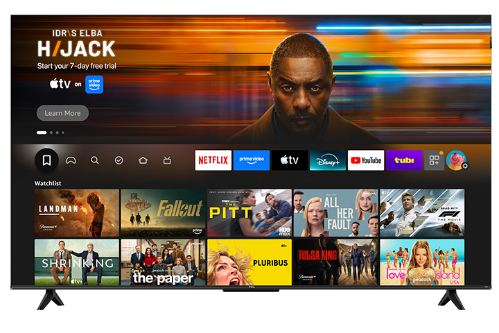 TCL 55” F8D Series 4K QLED with Dolby Vision HDR & Dolby Atmos Smart TV with Fire TV, Alexa - 55F8D