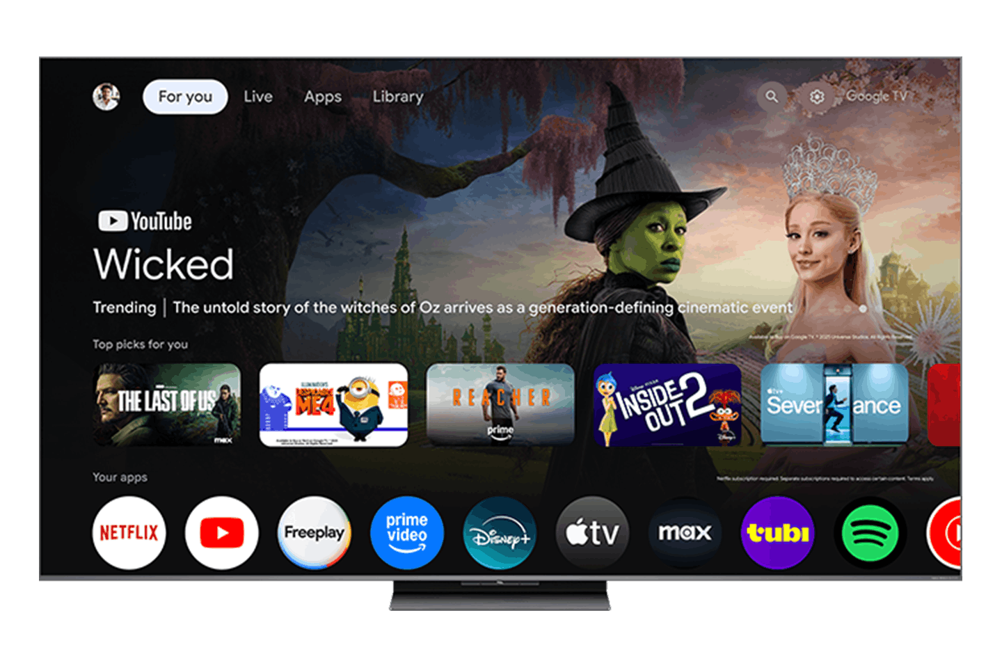 TCL 75" QM8L Series SQD-Mini LED 4K UHD HDR Smart TV with Google TV – 75QM8L