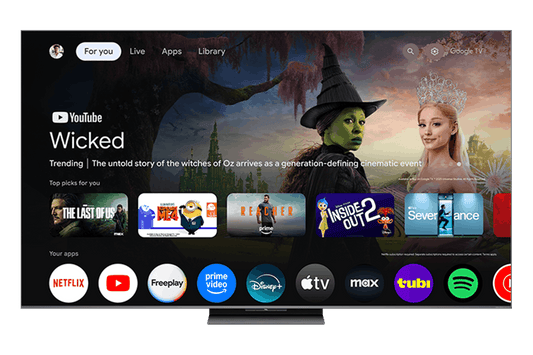 TCL 75" QM8L Series SQD-Mini LED 4K UHD HDR Smart TV with Google TV – 75QM8L