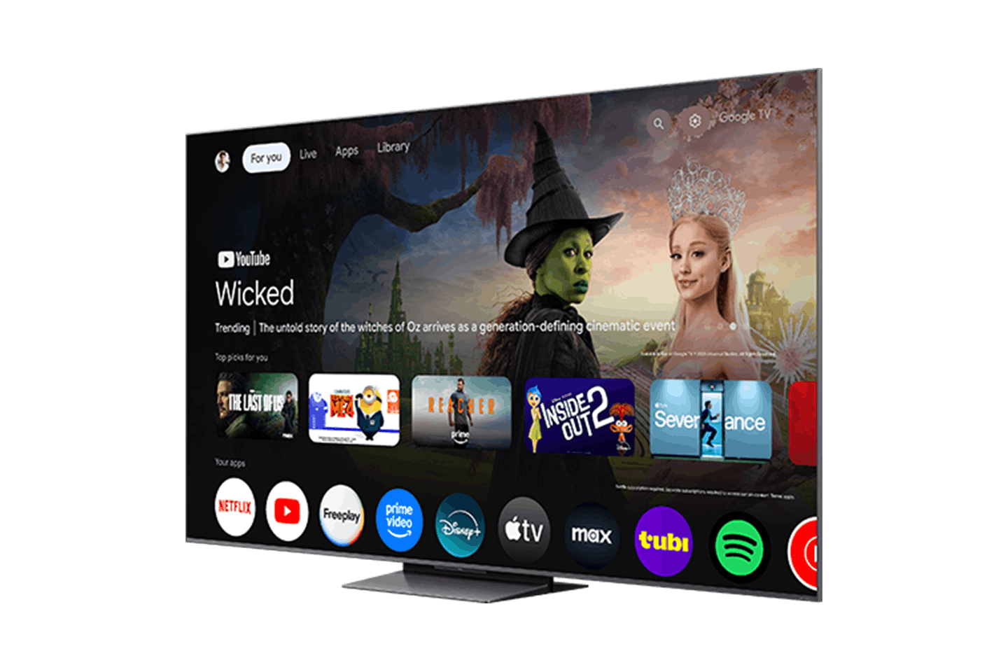 TCL 75" QM8L Series SQD-Mini LED 4K UHD HDR Smart TV with Google TV – 75QM8L