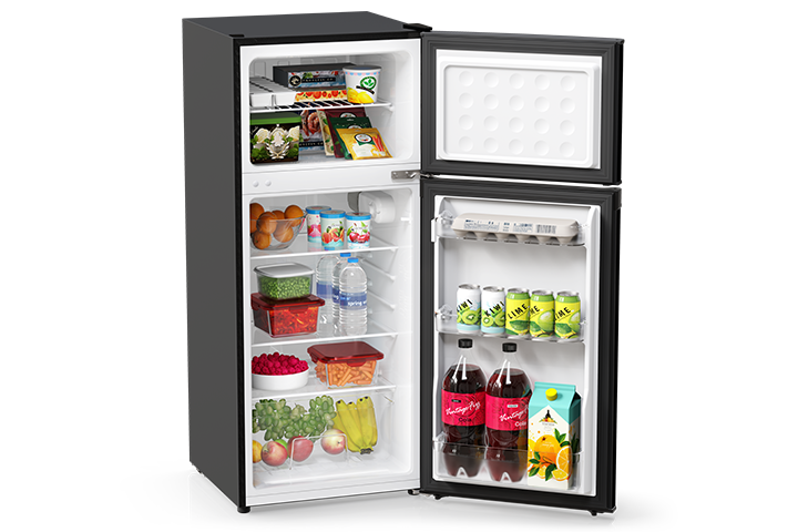 TCL 4.5 Cu.Ft. Two Door Refrigerator - Black