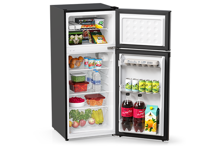 TCL 4.5 Cu.Ft Single Door Mini Refrigerator Silver - TRM45S4AV