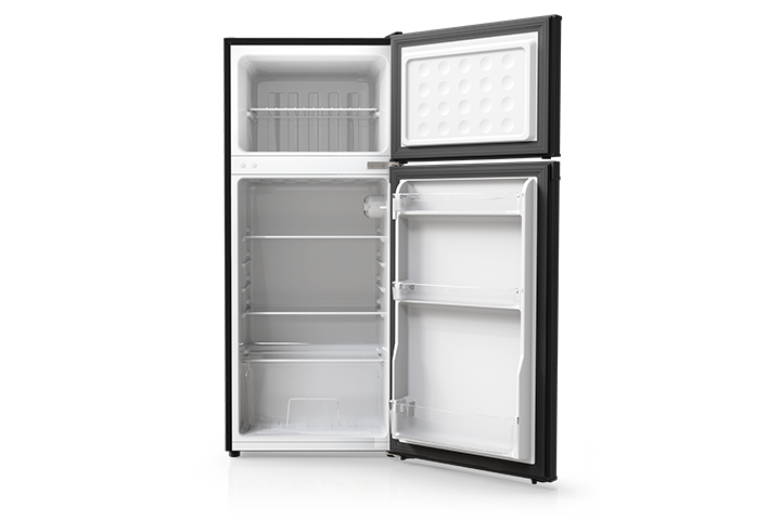 TCL 4.5 Cu.Ft. Two Door Refrigerator - Black