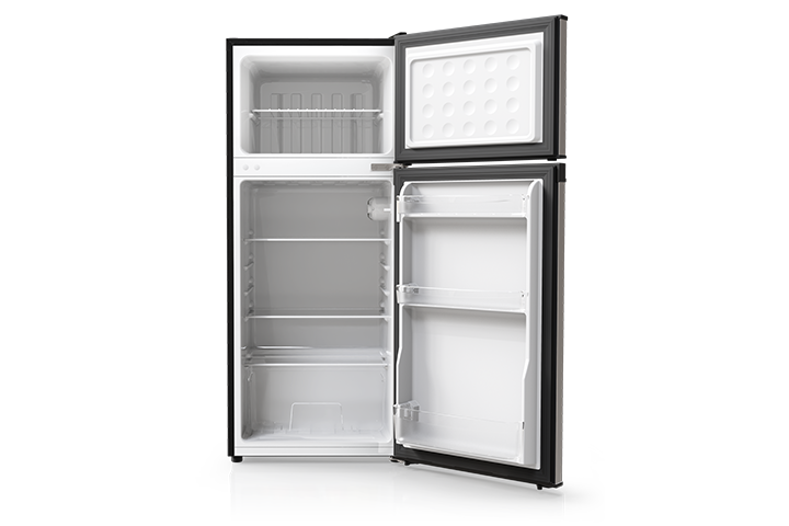 TCL 4.5 Cu.Ft Single Door Mini Refrigerator Silver - TRM45S4AV