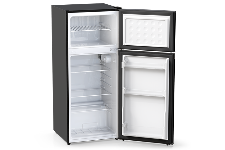 TCL 4.5 Cu.Ft. Two Door Refrigerator - Black