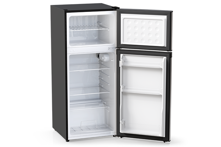 TCL 4.5 Cu.Ft Single Door Mini Refrigerator Silver - TRM45S4AV