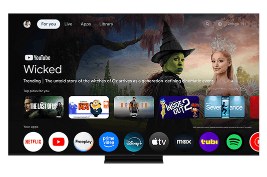 TCL 75" QM7L Series SQD-Mini LED 4K UHD HDR Smart TV with Google TV – 75QM7L