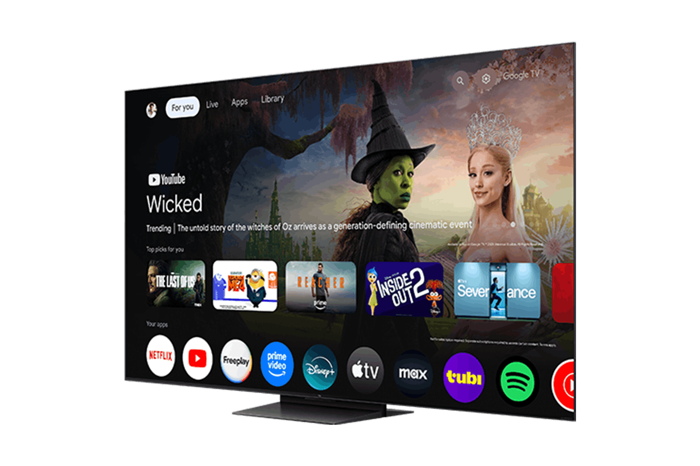TCL 65" QM7L Series SQD-Mini LED 4K UHD HDR Smart TV with Google TV – 65QM7L