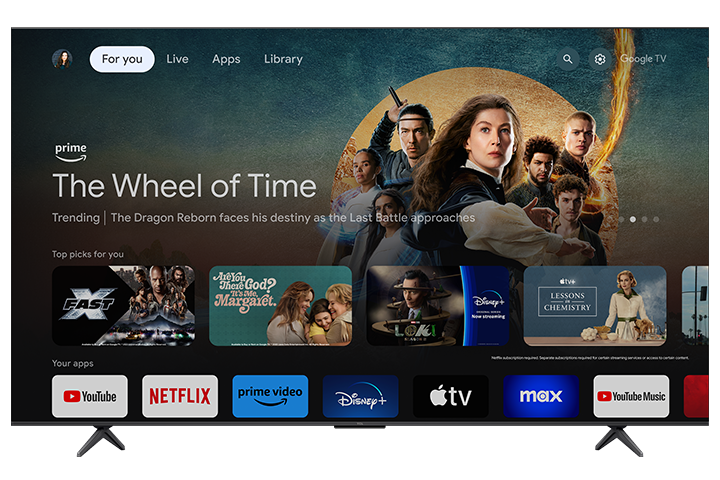 TCL 75" Q Class 4K UHD HDR QLED Smart TV with Google TV – 75Q651G-CA