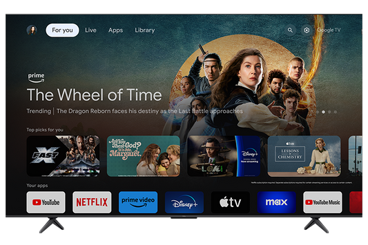 TCL 43" Q Class 4K UHD HDR QLED Smart TV with Google TV – 43Q651G-CA