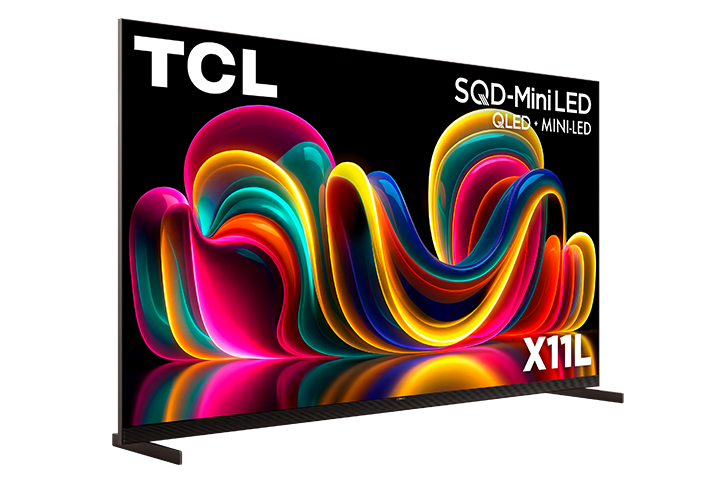 TCL 85" X11L Series 4K UHD HDR SQD-Mini LED Smart TV with Google TV – 85X11L