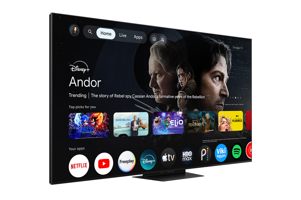 TCL 85" A400U Designer Series QD-Mini LED Smart TV with Google TV - 85A400U