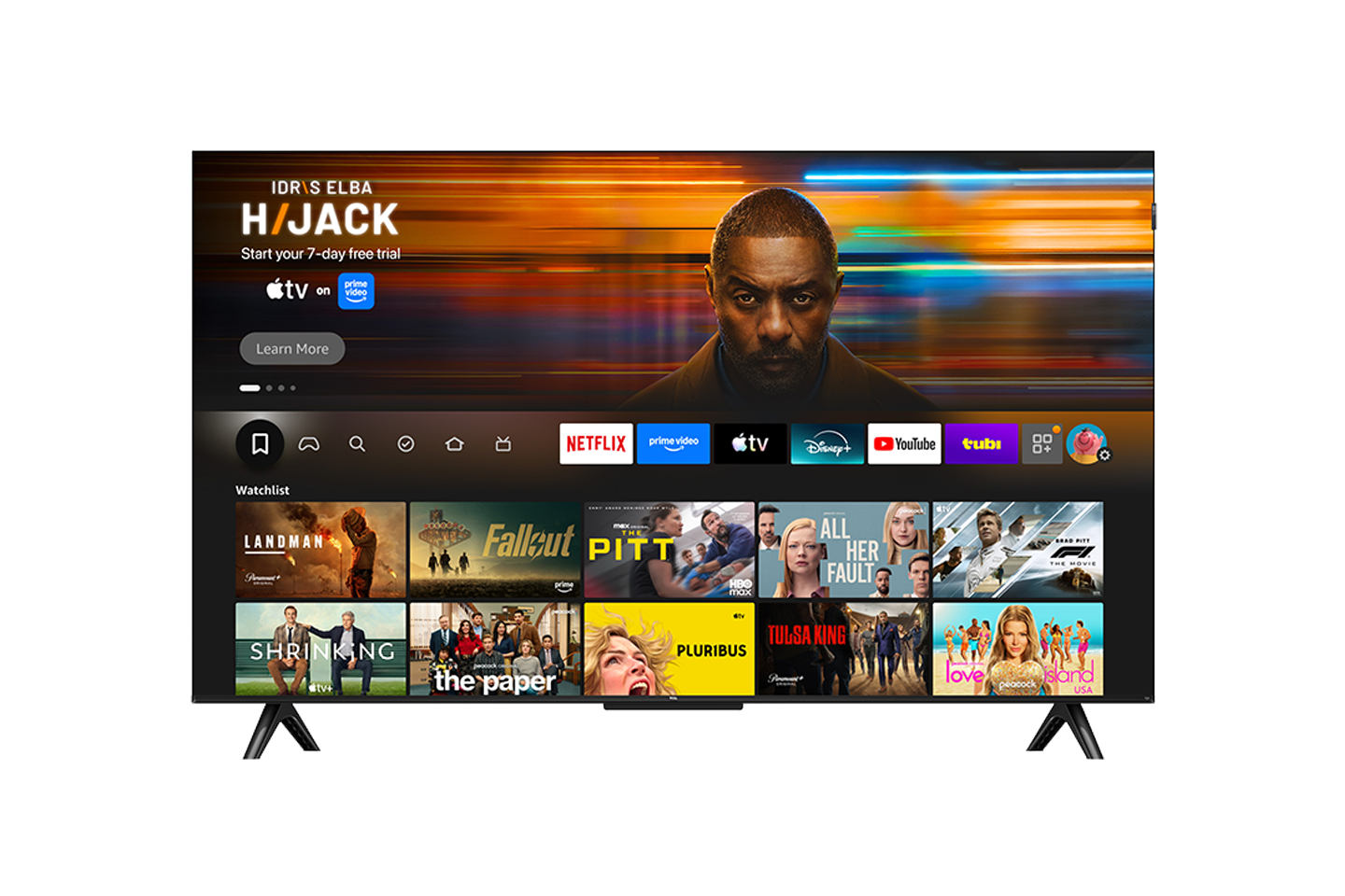 TCL 43" F7D Class 4K UHD HDR QLED Smart TV with Fire TV - 43F7D