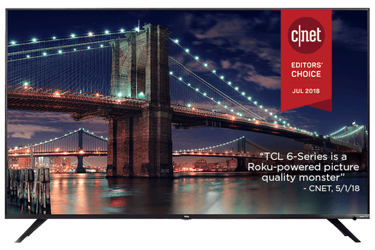TCL 55" Class 6-Series 4K UHD Dolby Vision HDR Roku Smart TV - 55R617-CA