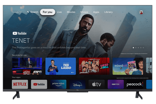 TCL 55" Class 6-Series 4K QLED Dolby Vision HDR Smart Google TV - 55R646-CA