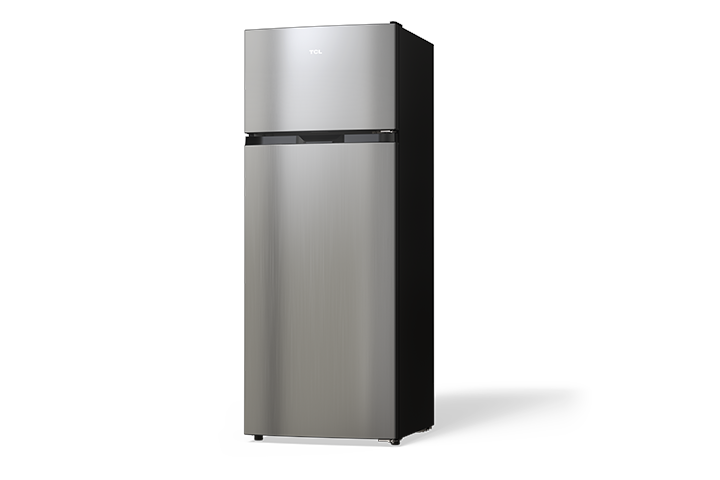 TCL 7.3 Cu.Ft. Two Door Refrigerator Stainless- TRT07T4AL
