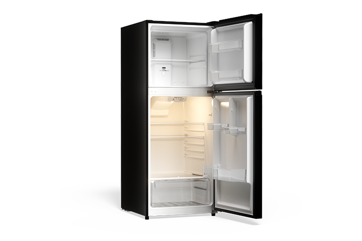 TCL 10.1 Cu.Ft. Two Door Refrigerator Black- TRT10T4AB