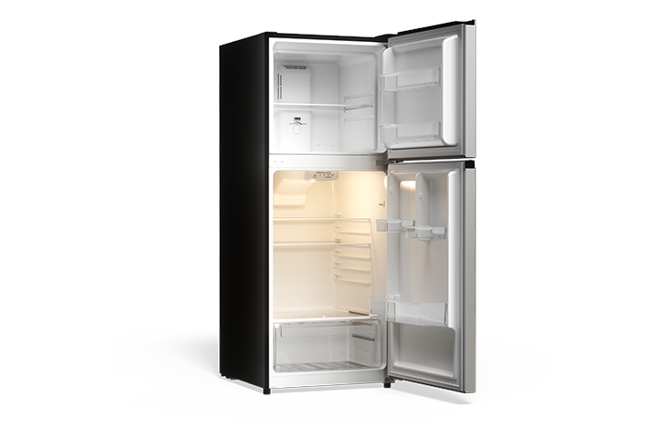 TCL 10.1 Cu.Ft. Two Door Refrigerator Stainless- TRT10T4AL
