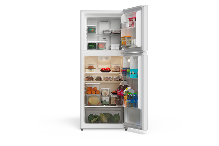 TCL 10.1 Cu.Ft. Two Door Refrigerator White - TRT10T4AW