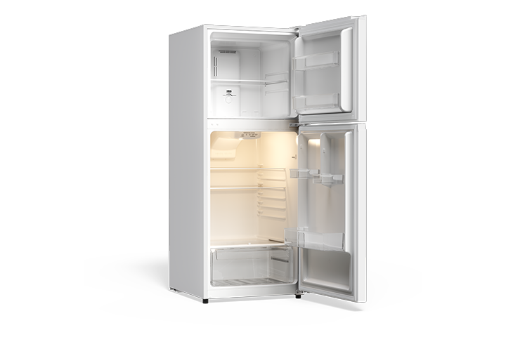 TCL 10.1 Cu.Ft. Two Door Refrigerator White - TRT10T4AW