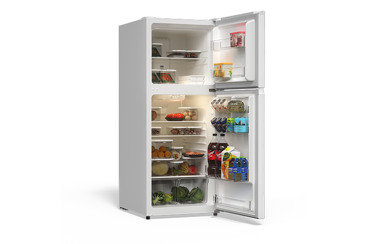 TCL 11.6 Cu.Ft. Two Door Refrigerator White - TRT12T4AW
