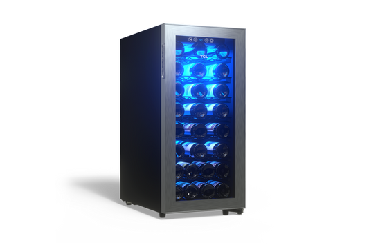 TCL 38 Bottles Single Temperature Zone Free Standing Wine Cooler - TRW38F6AS